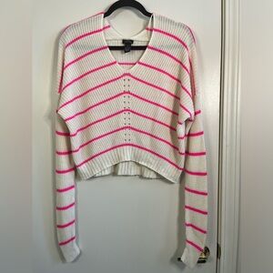 Rue 21 V-Neck High Low Long Sleeve Sweater